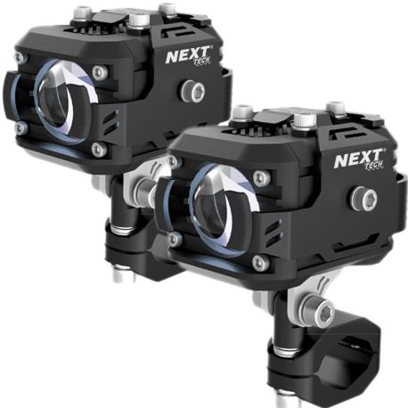 Feux de croisement et Feux de route additionnels pour moto sans fil Feux de croisement et Feux de route additionnels pour moto sans fil