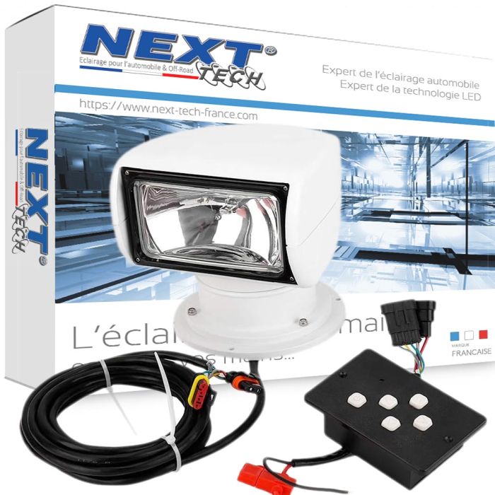 Phare LED De Pont Pour Bateaux 120W Orientable Et Pivotant 360 phare-led-de-pont-pour-bateaux-120w-orientable-et-pivotant-360