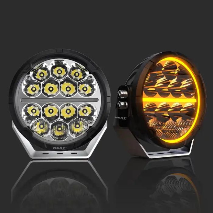 Phare LED rond haute puissance pour camion et 4x4 avec feux de jour