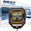 Spot-LED-carre-pour-4x4-et-moto-avec-feux-de-jour-tricolor-next-tech