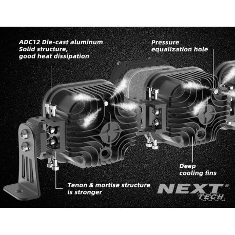 vue-arriere-barre-LED-modulable-de-forme-carre-nouvelle-génération-12V-24V vue-arriere-barre-LED-modulable-de-forme-carre-nouvelle-génération-12V-24V