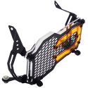 Grille de protection rabattable pour moto BMW R 1200 GS et R 1250 GS Adventure de 2014 à 2021 vue de profile