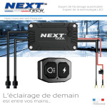 Faisceau Câblage 12V 40A Avec Interrupteur - Pour Barres LED, Projecteurs, Feux Antibrouillard - Harnais De Commande