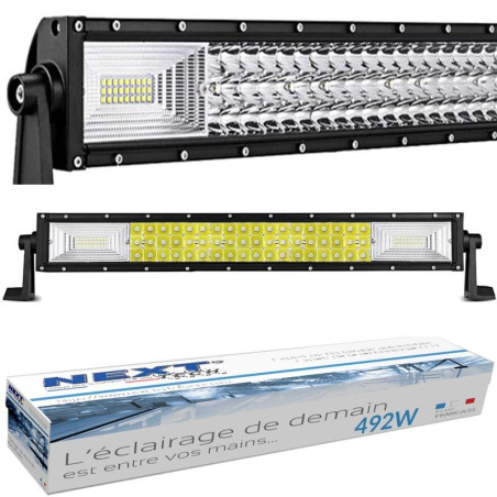 Barre LED Incurvée 24000 lumens pour 4X4, Camion, Rallye.