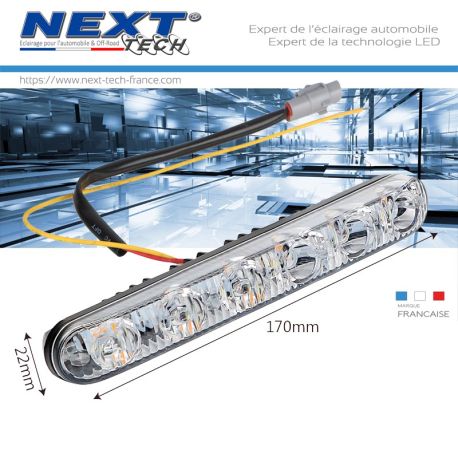 Feux diurnes LED pour voiture avec clignotant Feux diurnes LED pour voiture avec clignotant