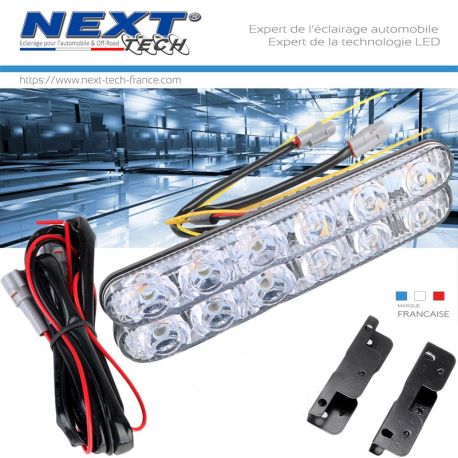 Feux diurnes LED pour voiture avec clignotant Feux diurnes LED pour voiture avec clignotant