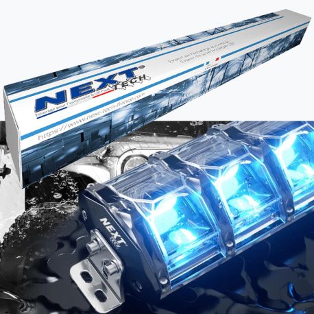Rampe LED RGB RX-4 Next-Tech avec commande et variateur de lumière double intensité Rampe LED RGB RX-4 Next-Tech avec commande et variateur de lumière double intensité