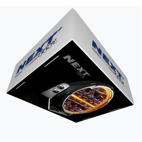 boite next-tech du feu LED 165mm avec feu de jour orange et blanc boite next-tech du feu LED 165mm avec feu de jour orange et blanc