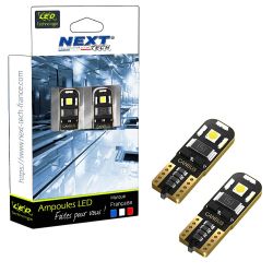 Veilleuses-LED-T10-w5w-canbus-anti-erreur-odb-plates-next-tech