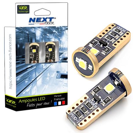 Veilleuses LED W5W T10 super canbus dernière génération NTV2™ Veilleuses LED W5W T10 super canbus dernière génération NTV2™