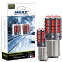 Ampoules LED P21/5W BAY15D canbus ODB feux de stop - Rouge