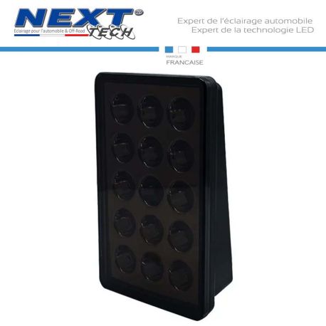 Feu arrière Stop LED style F1 - noir Feu arrière Stop LED style F1 - noir
