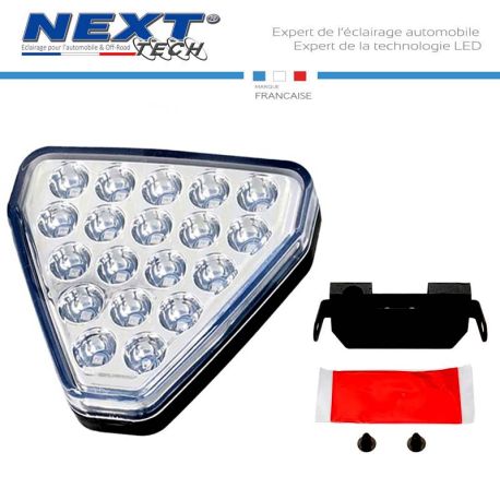 feu-arriere-antibrouillard-additionnel-triangle-avec-mode-flash-rouge-avec-vitre-transparente-style-F1-pour-voiture-et-moto