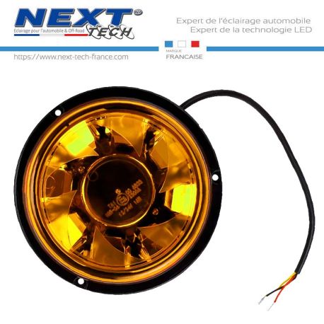 gyrophare-orange-a-led-rotatif-12cm-plusieurs-modes-flash-12v-24v gyrophare-orange-a-led-rotatif-12cm-plusieurs-modes-flash-12v-24v