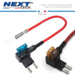Porte-fusible By-pass AUTOSTYLE - Pour Ajouter Un Accessoire 12V Sur Le Circuit électrique De La Voiture, Installation Facile