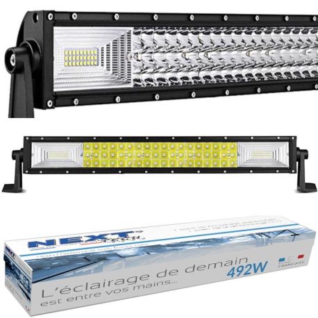 Rampe courbée LED pour bateau puissance 492W et 870mm Rampe courbée LED pour bateau puissance 492W et 870mm