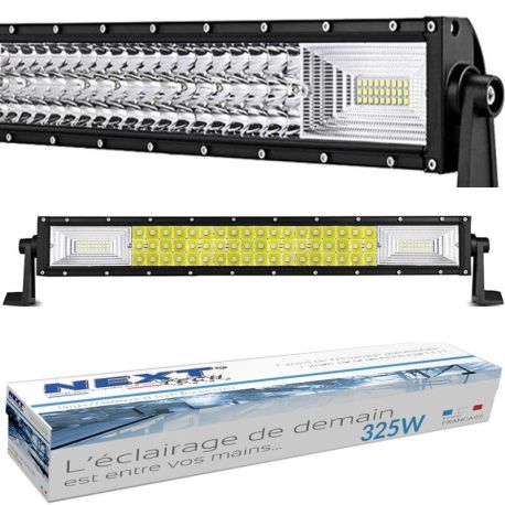Barre LED incurvée longue portée 325W - 550mm pour bateau Barre LED incurvée longue portée 325W - 550mm pour bateau