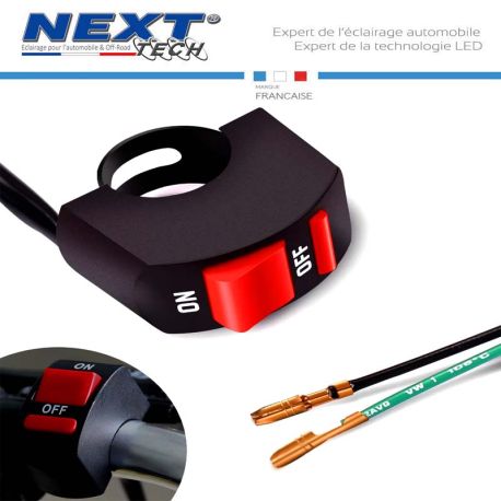 Interrupteur on/off universel pour guidon de moto Interrupteur on/off universel pour guidon de moto