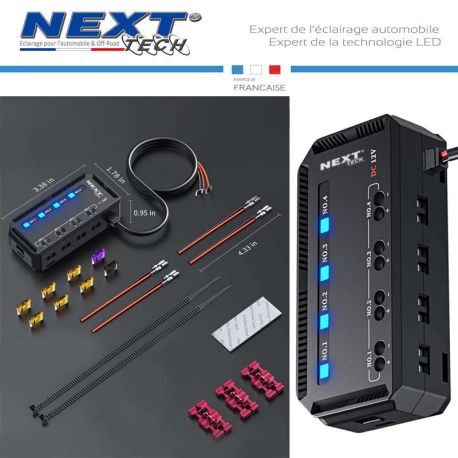 accessoires-et-composition-de-la-boite-a-fusibles-repartiteur-de-courant-4-sorties-pour-moto-voiture-quad-camionnette accessoires-et-composition-de-la-boite-a-fusibles-repartiteur-de-courant-4-sorties-pour-moto-voiture-quad-camionnette