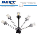 Éclairage LED 360° de navigation réglable pour bateau et yacht
