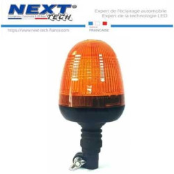 Gyrophare-rotatif-orange-60-LED-12-24-Volts-avec-base-flexible