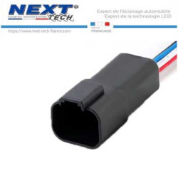 Connecteur prise DT-Deutsch femelle 4 pins cable 150mm