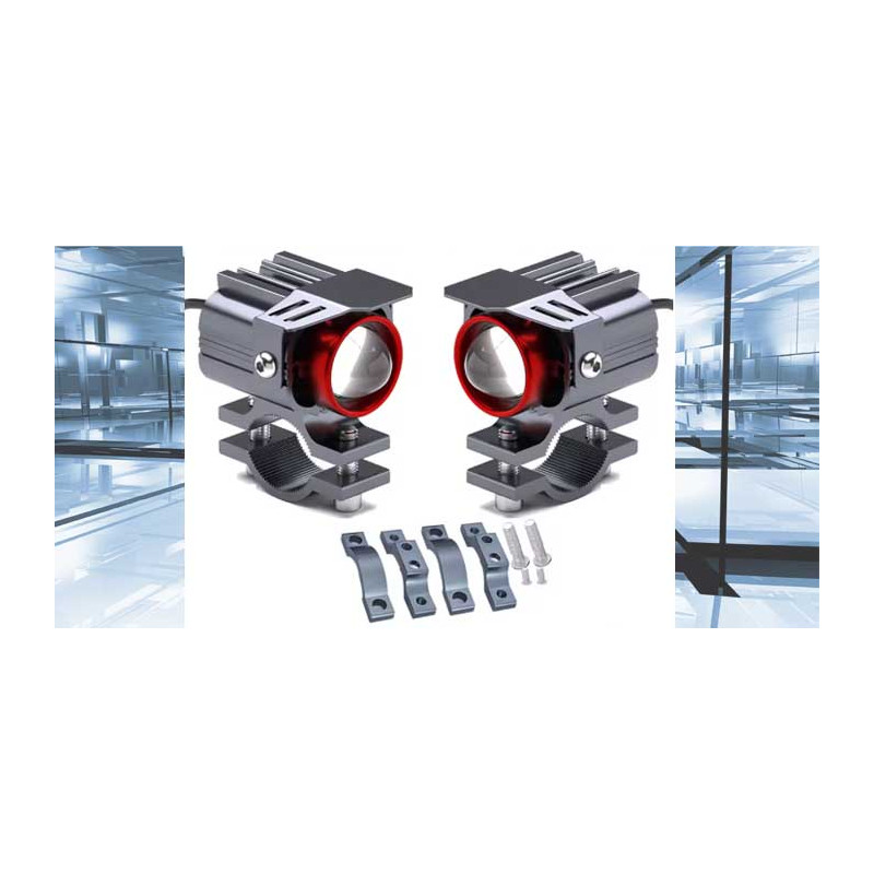 Phares LED antibrouillard pour motos et scooters Phares LED antibrouillard pour motos et scooters