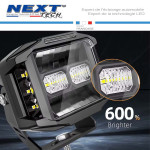 Feux LED Next-Tech double faisceau pour 4x4 et camion