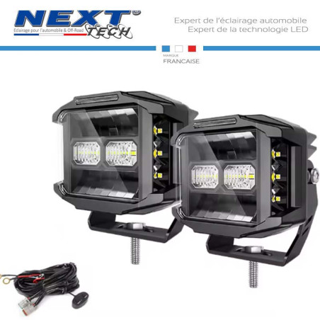 Feux LED Next-Tech double faisceau pour 4x4 et camion