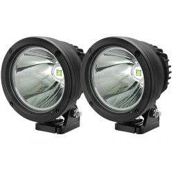 Feu LED moto - Phare LED - 18W - 95mm - Carré