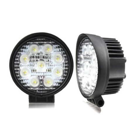 Phares - Feux additionnels 28W rond pour 4x4 camion moto - 130mm Phares - Feux additionnels 28W rond pour 4x4 camion moto - 130mm
