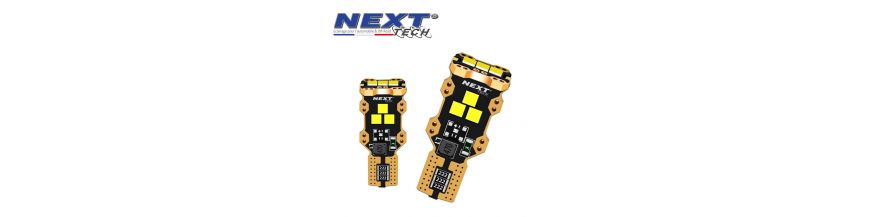 Ampoules led T15 W16W haute puissance de couleur blanc froid 5000 / 6000K idéal avec l'association d'un kit xenon Next-Tech®.