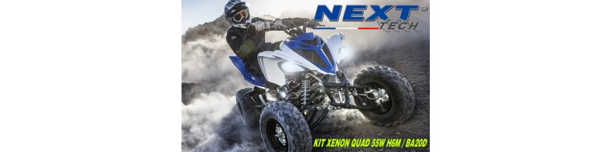 Kit xenon Next-Tech® 55W anti-erreur pour moto & quad garantie à vie !