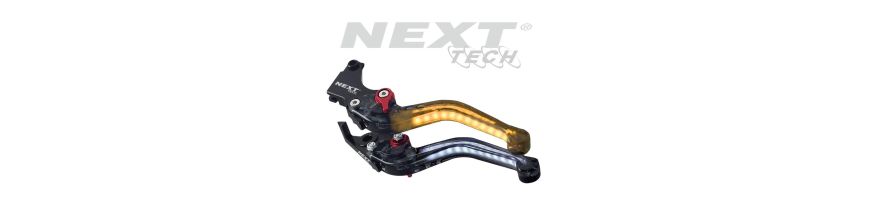 Levier de frein et embrayage pour moto avec clignotant LED intégré