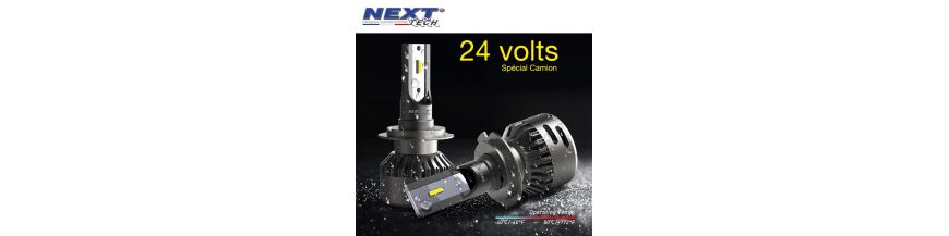 Eclairage LED & Xénon 24V spécialement conçu pour les Camions
