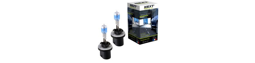 Ampoules effet xénon H27 880-881 légèrement bleutées afin d'offrir un effet xénon à votre véhicule sans aucun effort