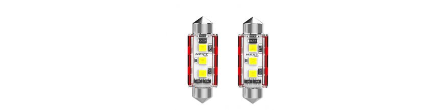 Veilleuse ampoule de type navette C5W CANBUS anti-erreur Next-Tech