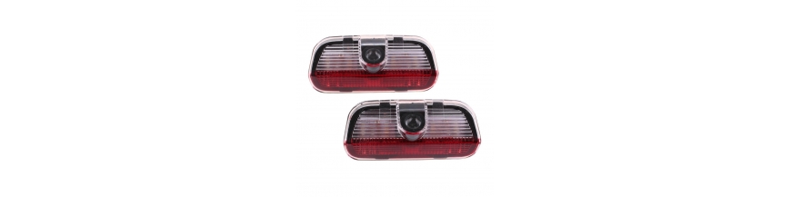 Boitier LED coming home pour la projection du logo de votre véhicule sur le sol