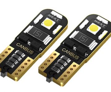 Ampoule LED T10-W5W Gold Supercanbus Haut de Gamme