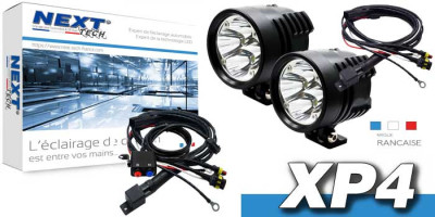 kit de phares LED additionnels moto Husqvarna Norden 901 Expedition Next-Tech XP4