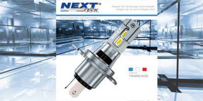 ampoule H4 Plug&Play moto taille origine Next-Tech