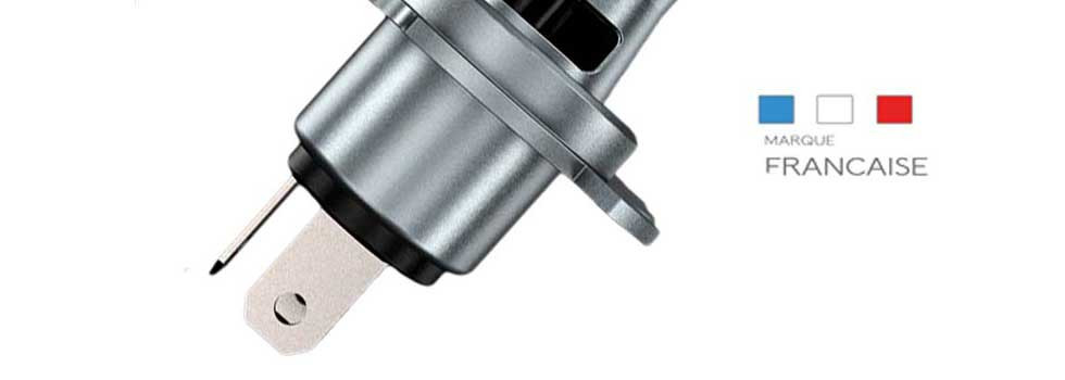 Prise de connexion des ampoules H4 plug and play taille origine Next-Tech
                      