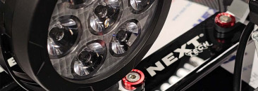 Zoom sur les phares LED longue portée XP7 Next-Tech pour moto Africa Twin 
                        