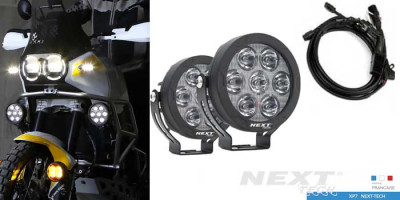 kit-de-feux-led-longue-portée XP7-Next-tech-avec-faisceau-electrique-pour-moto-ducati-dersertx-rallye