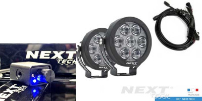 kit-longue-portee-LED-XP7-pour-moto-avec-variateur-d-intensite-au-guidon