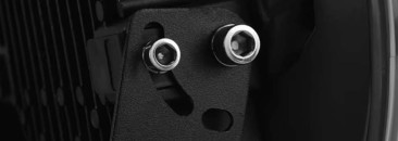 Système de fixation orientable du phare LED 220mm Next-Tech ultra puissant de couleur rouge
                      