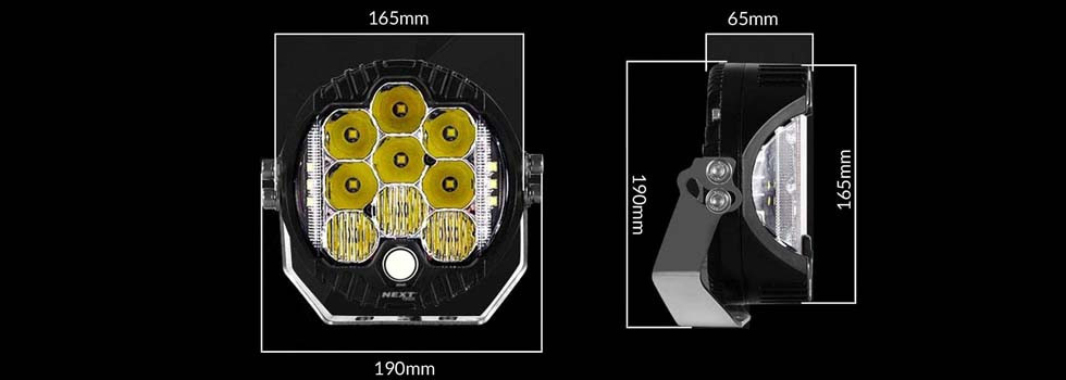 dimensions-du-projecteur-led-longue-portee-pour4x4-et-camion-12v-24v