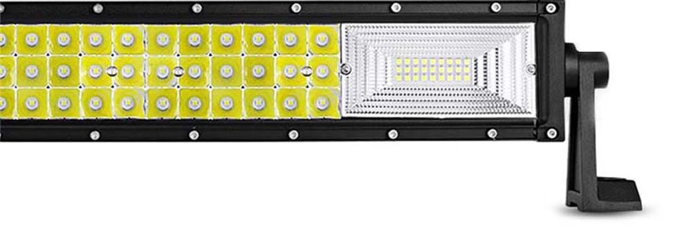 details-de-la-barre-led-next-tech-serie-ntx-55cm-325w-courbée-avec-ses-double-reflecteurs-pour-bateaux
